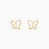 Boucles D'oreilles Puces Camomille Or Jaune Oxyde De Zirconium-Histoire d'Or Outlet