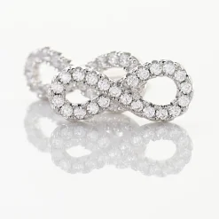 Boucles D'oreilles Puces Clélia Argent Blanc Oxyde De Zirconium-Histoire d'Or Online