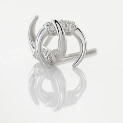 Boucles D'oreilles Puces Corneliana Argent Blanc Oxyde De Zirconium-Histoire d'Or