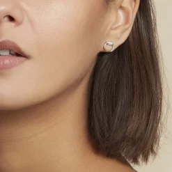 Boucles D'oreilles Puces Corneliana Argent Blanc Oxyde De Zirconium-Histoire d'Or