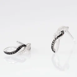 Boucles D'oreilles Puces Callune Or Blanc Diamant-Histoire d'Or