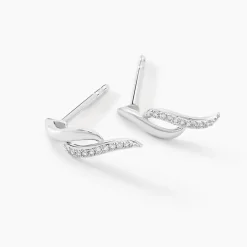 Boucles D'oreilles Puces Callum Or Blanc Diamant-Histoire d'Or Best