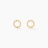 Histoire d'Or Boucles D'oreilles Puces Cesar Or Jaune