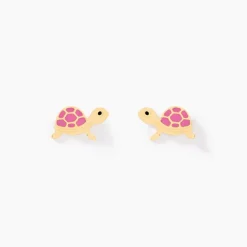 Boucles D'oreilles Puces Cali Tortue Or Jaune-Histoire d'Or Best