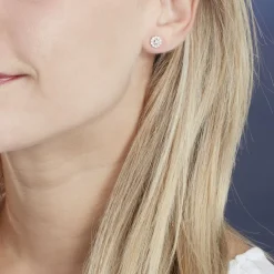 Boucles D'oreilles Puces Charletta Or Jaune Diamant-Histoire d'Or Discount