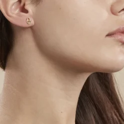 Histoire d'Or Boucles D'oreilles Puces Cara Or Jaune