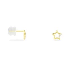 Histoire d'Or Boucles D'oreilles Puces Camomille Or Jaune Oxyde De Zirconium