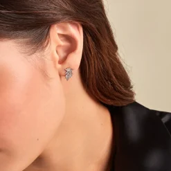 Boucles D'oreilles Puces Cezar Or Jaune Diamant-Histoire d'Or Clearance