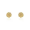 Histoire d'Or Boucles D'oreilles Puces Dyonis Acier Jaune