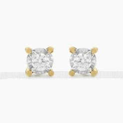 Boucles D'oreilles Puces Diamotion-Histoire d'Or Discount