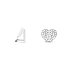 Boucles D'oreilles Puces Darwin Argent Blanc Oxyde-Histoire d'Or Discount
