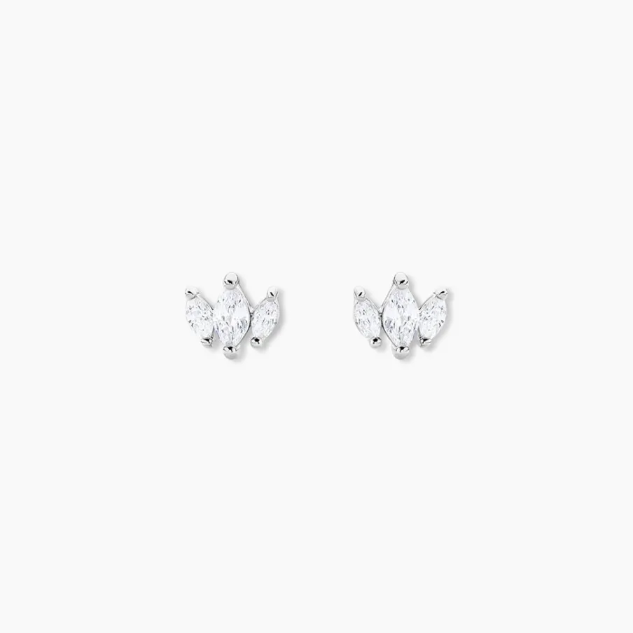 Histoire d'Or Boucles D'oreilles Puces Duchesse De Zirconium