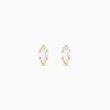 Boucles D'oreilles Puces Dudley Or Jaune Oxyde De Zirconium-Histoire d'Or Clearance