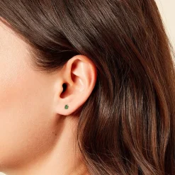 Histoire d'Or Boucles D'oreilles Puces Daria Or Jaune Oxyde De Zirconium