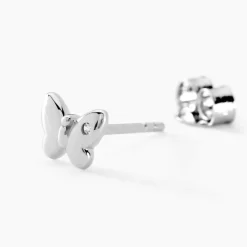 Boucles D'oreilles Puces Diep Argent Blanc Oxyde De Zirconium-Histoire d'Or Clearance