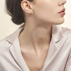 Histoire d'Or Boucles D'oreilles Puces Eryne Or Jaune