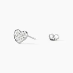 Histoire d'Or Boucles D'oreilles Puces Esperanza Argent Blanc Oxyde De Zirconium