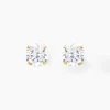 Histoire d'Or Boucles D'oreilles Puces Eddie Or Jaune Oxyde De Zirconium