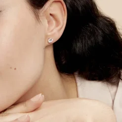 Histoire d'Or Boucles D'oreilles Puces Eddie Or Jaune Oxyde De Zirconium