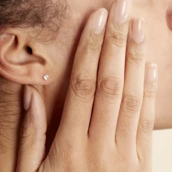 Boucles D'oreilles Puces Eddie Or Jaune Oxyde De Zirconium-Histoire d'Or Clearance