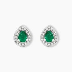Boucles D'oreilles Puces Elheme Et Diamant-Histoire d'Or