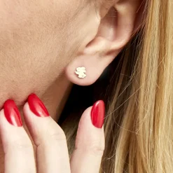 Boucles D'oreilles Puces Elioussa Lapin Or Jaune Oxyde De Zirconium-Histoire d'Or Clearance