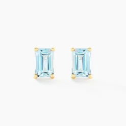 Histoire d'Or Boucles D'oreilles Puces Emilian Or Jaune Topaze