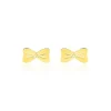 Histoire d'Or Boucles D'oreilles Puces Evonne Noeud Or Jaune