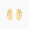 Histoire d'Or Boucles D'oreilles Puces Elodile Ovale Or Jaune