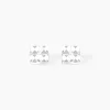 Histoire d'Or Boucles D'oreilles Puces Eve Argent Blanc Oxyde De Zirconium