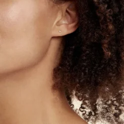 Histoire d'Or Boucles D'oreilles Puces Eddie Or Jaune Oxyde De Zirconium