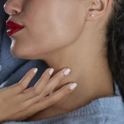 Boucles D'oreilles Puces Fidelia Boule Or Jaune Boules Cristal-Histoire d'Or