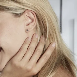 Boucles D'oreilles Puces Frantsesa Or Jaune-Histoire d'Or