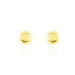 Histoire d'Or Boucles D'oreilles Puces Fidelia Boule Or Jaune