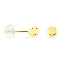 Histoire d'Or Boucles D'oreilles Puces Fidelia Boule Or Jaune