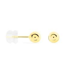 Boucles D'oreilles Puces Fidelia Boule Or Jaune-Histoire d'Or Online