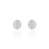 Boucles D'oreilles Puces Fidjy Argent Blanc Oxyde De Zirconium-Histoire d'Or Hot