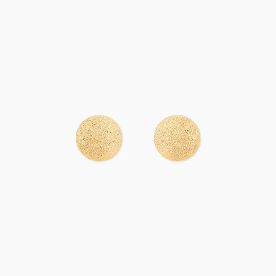 Histoire d'Or Boucles D'oreilles Puces Fidelia Boule Sablee