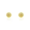 Histoire d'Or Boucles D'oreilles Puces Fidelia Boule Sablee Or Jaune