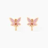 Histoire d'Or Boucles D'oreilles Puces Feerie Or Jaune