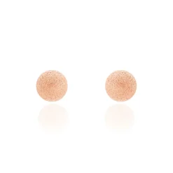 Boucles D'oreilles Puces Fidelia Boule Sablee-Histoire d'Or Best