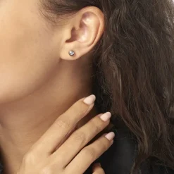 Boucles D'oreilles Puces Fidelia Boule-Histoire d'Or Hot