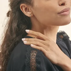 Boucles D'oreilles Puces Fidelia Or Jaune Diamant-Histoire d'Or Hot