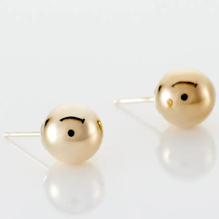 Boucles D'oreilles Puces Fidelia Boule-Histoire d'Or Sale