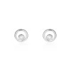 Boucles D'oreilles Puces Fidelia Or Blanc Diamant-Histoire d'Or Best