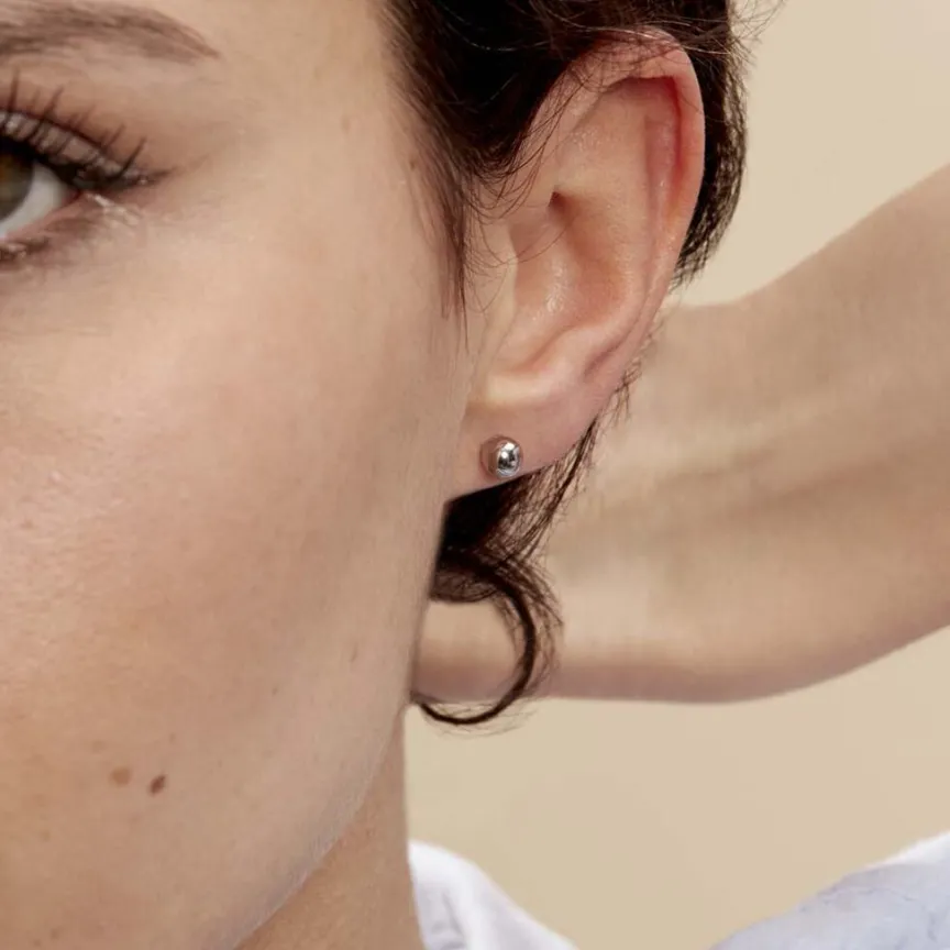 Boucles D'oreilles Puces Fidelia Boule-Histoire d'Or Sale