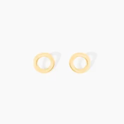Histoire d'Or Boucles D'oreilles Puces Freyde Or Jaune
