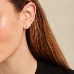 Boucles D'oreilles Puces Goutte Or Jaune Topaze-Histoire d'Or Outlet