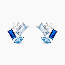 Histoire d'Or Boucles D'oreilles Puces Guillemette Argent Blanc Pierre D'imitation