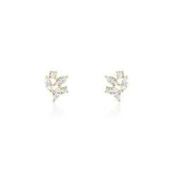 Histoire d'Or Boucles D'oreilles Puces Glorinda Or Jaune Oxyde De Zirconium